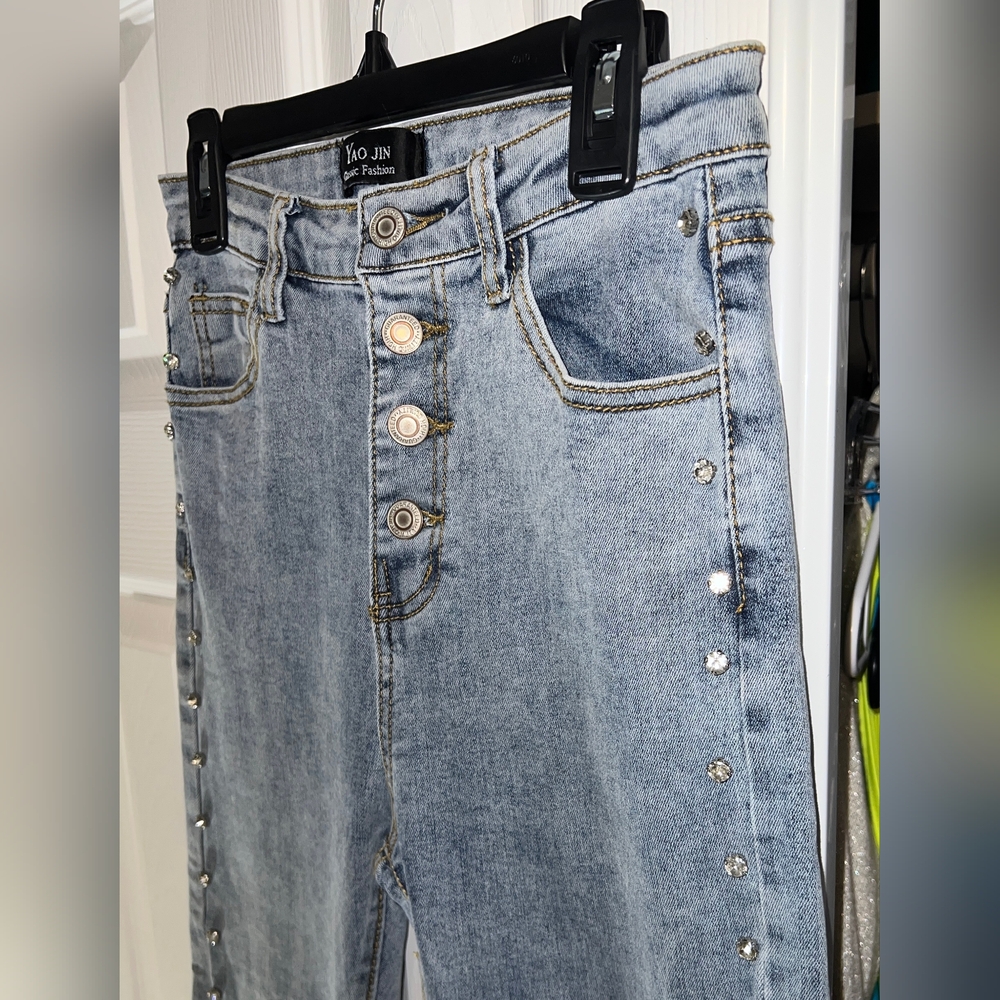 Yao Jin High Rise Ankle Jeans Size S